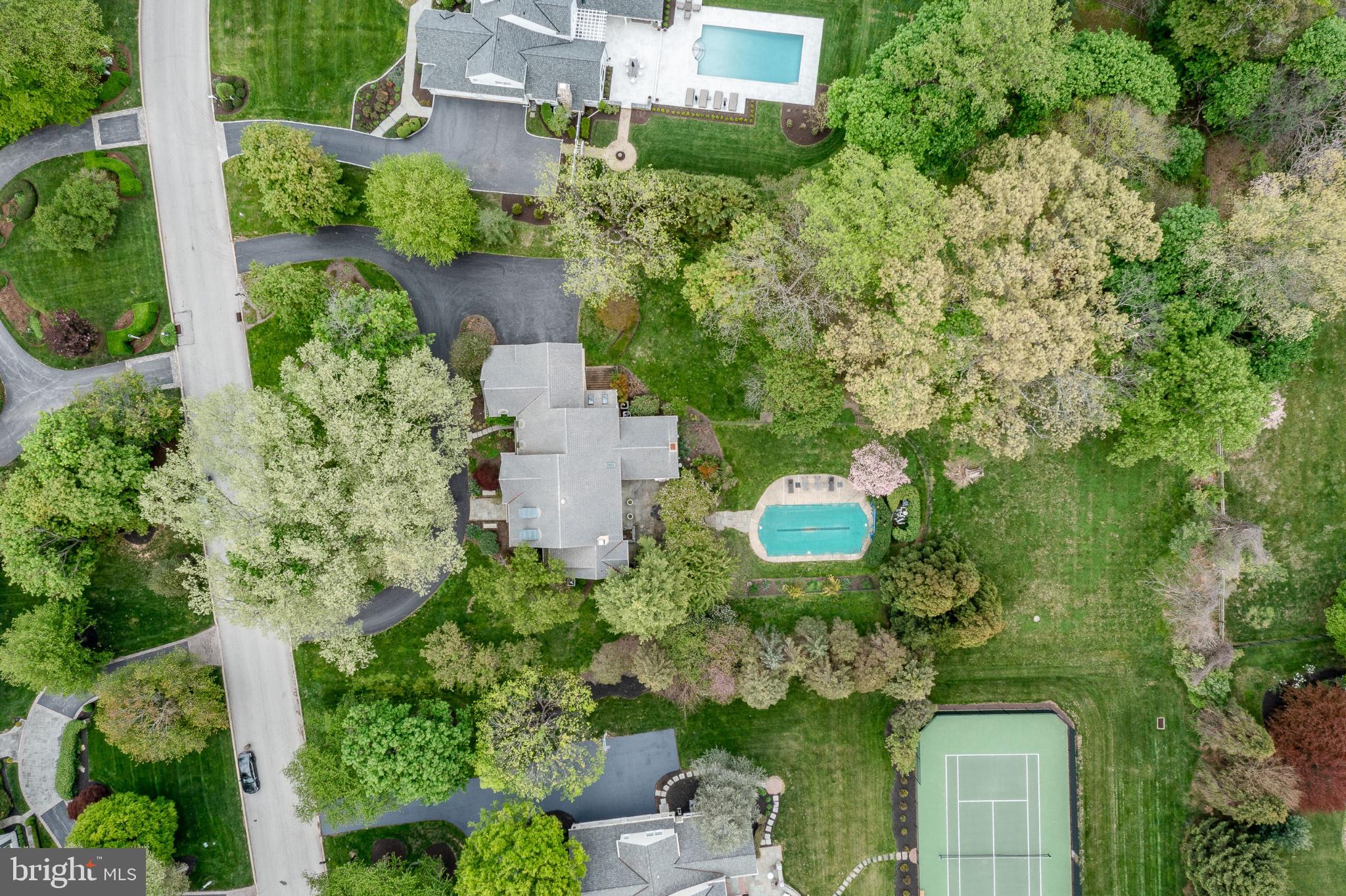11 Harrison Drive Newtown Square, PA 19073 - Photo 76 of 80 Lush greenery surrounds a serene retreat.