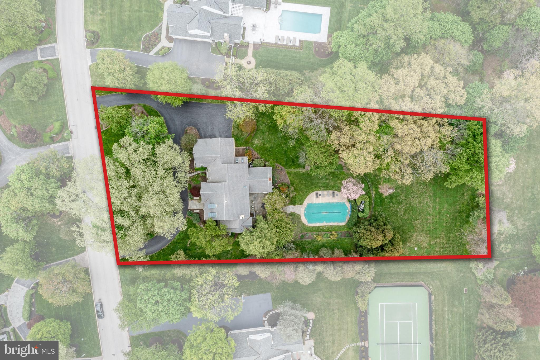 11 Harrison Drive Newtown Square, PA 19073 - Photo 77 of 80 Sprawling estate with lush greenery.