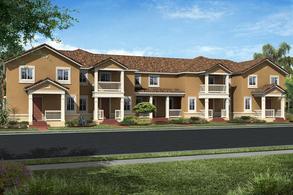 a front view of a residential houses with yard and road