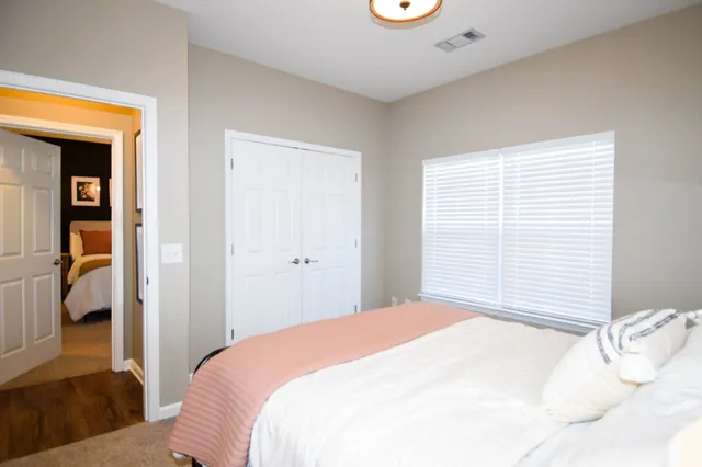 a view of a small space