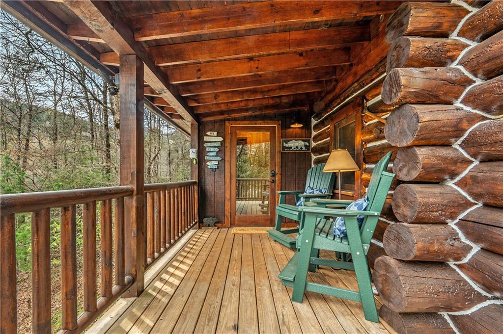 1790 Stanley Creek Road Cherry Log, GA 30522 - Photo 4 of 30 a view of balcony with wooden floor