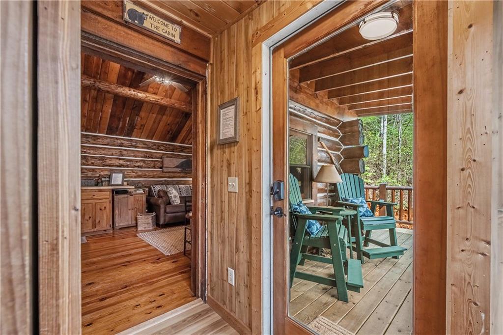 1790 Stanley Creek Road Cherry Log, GA 30522 - Photo 7 of 31 a view of a balcony from a door