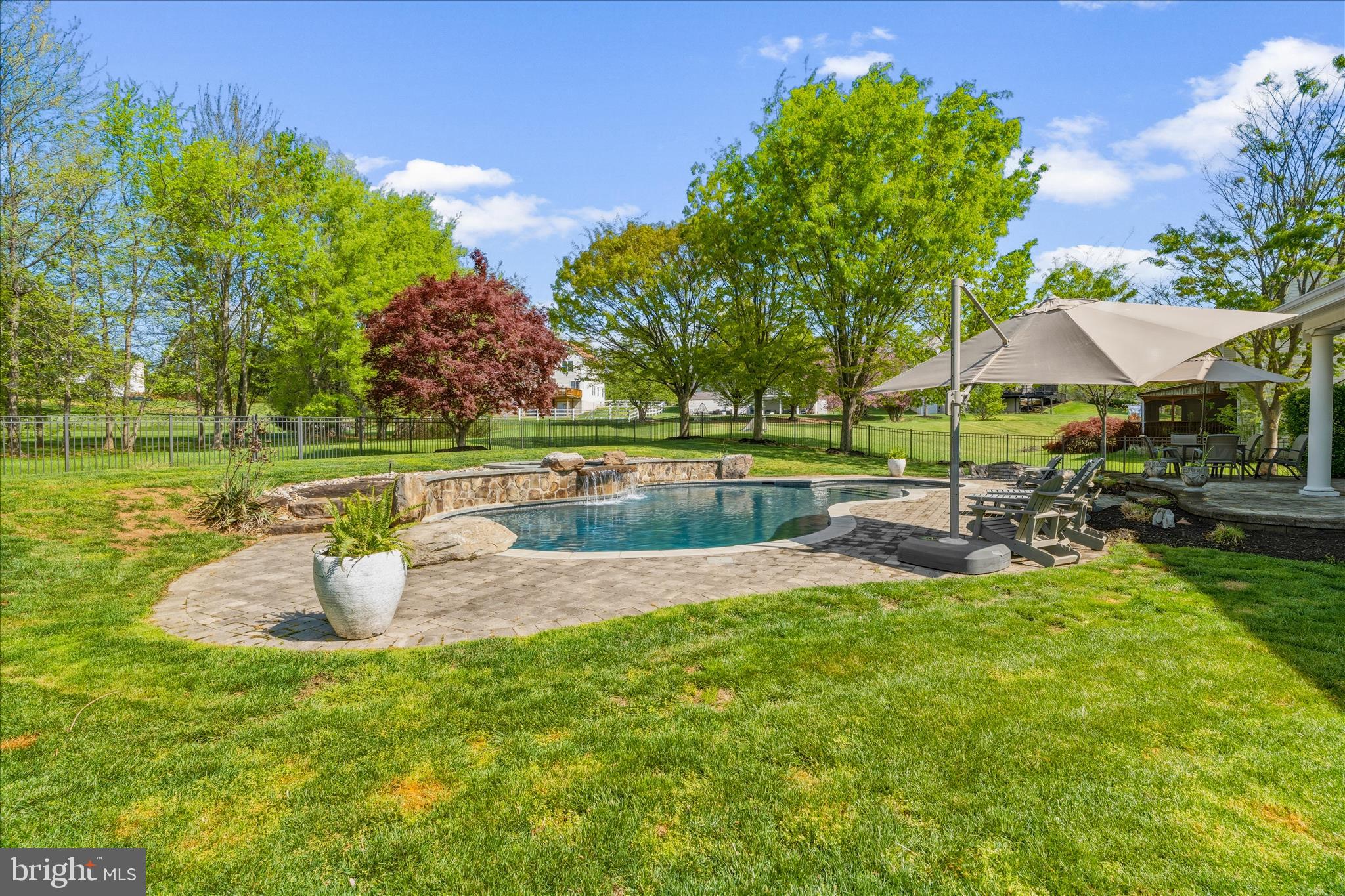 4114 Lomar Terrace Mount Airy, MD 21771 - Photo 71 of 91 a view of a swimming pool with a patio