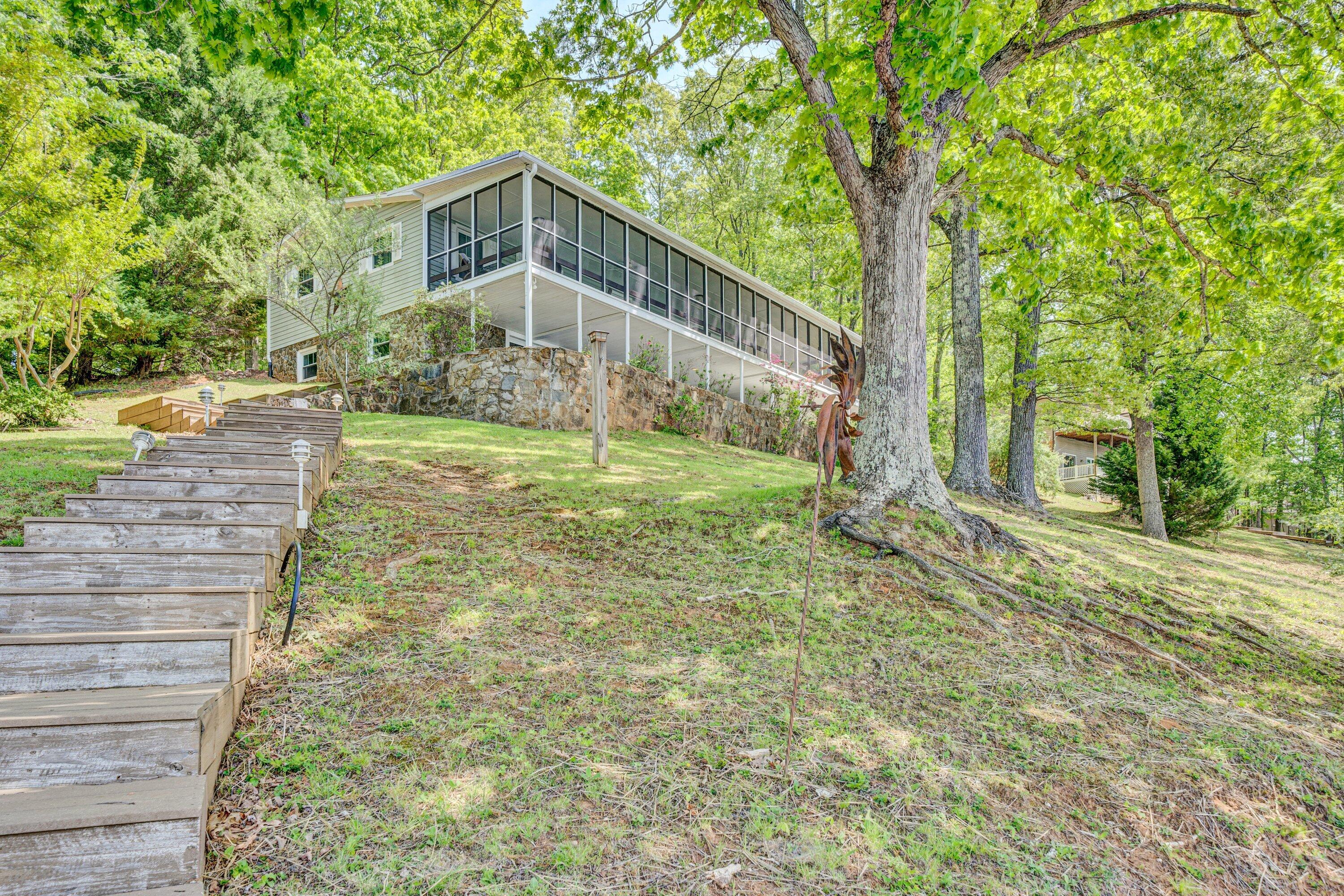 6909 Horseshoe Bend Road Goodview, VA 24095 - Photo 47 of 48 a large tree in the middle of the yard