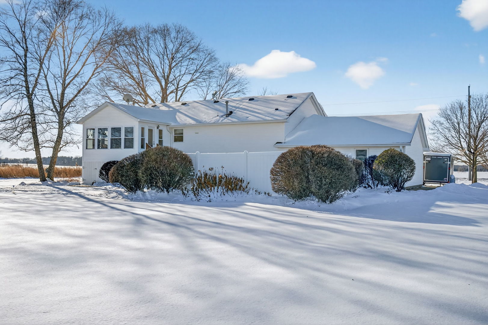 2420 North Dwight Road Morris, IL 60450 - Photo 30 of 38 a house with a yard and a large parking space