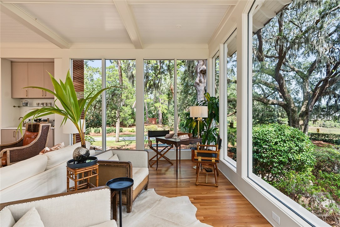 5909 La Roche Avenue Savannah, GA 31406 - Photo 10 of 57 Living room with panoramic views of Herb River