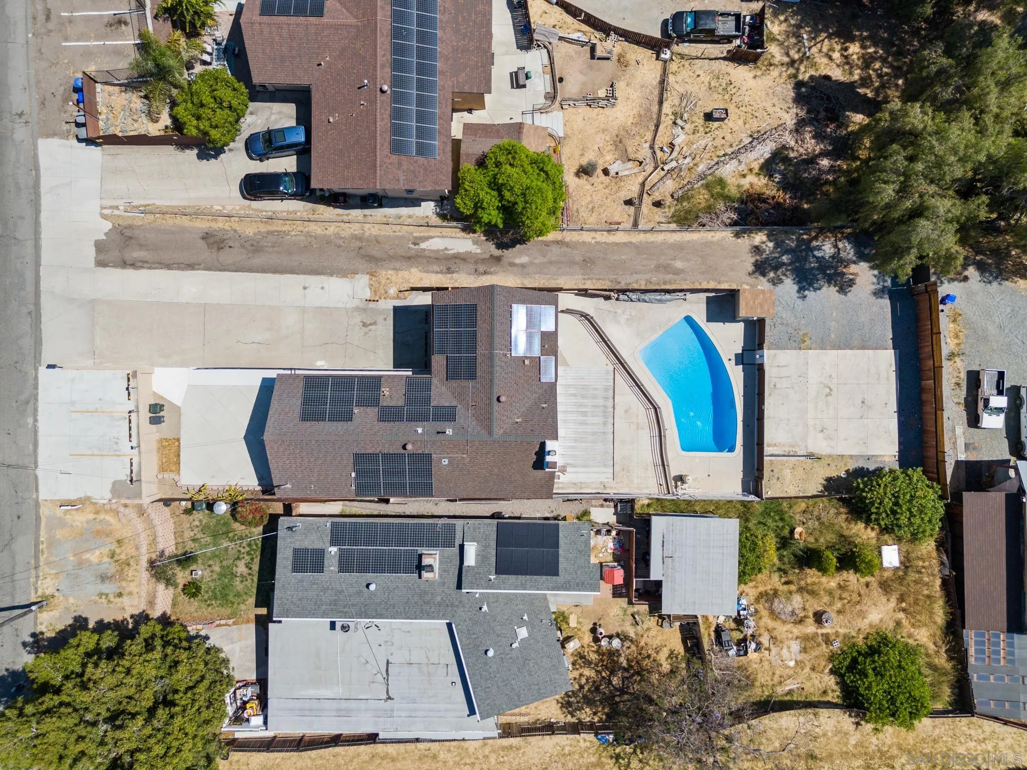 1908 Washington Street Lemon Grove, CA 91945 - Photo 49 of 54 an aerial view of a house with a yard