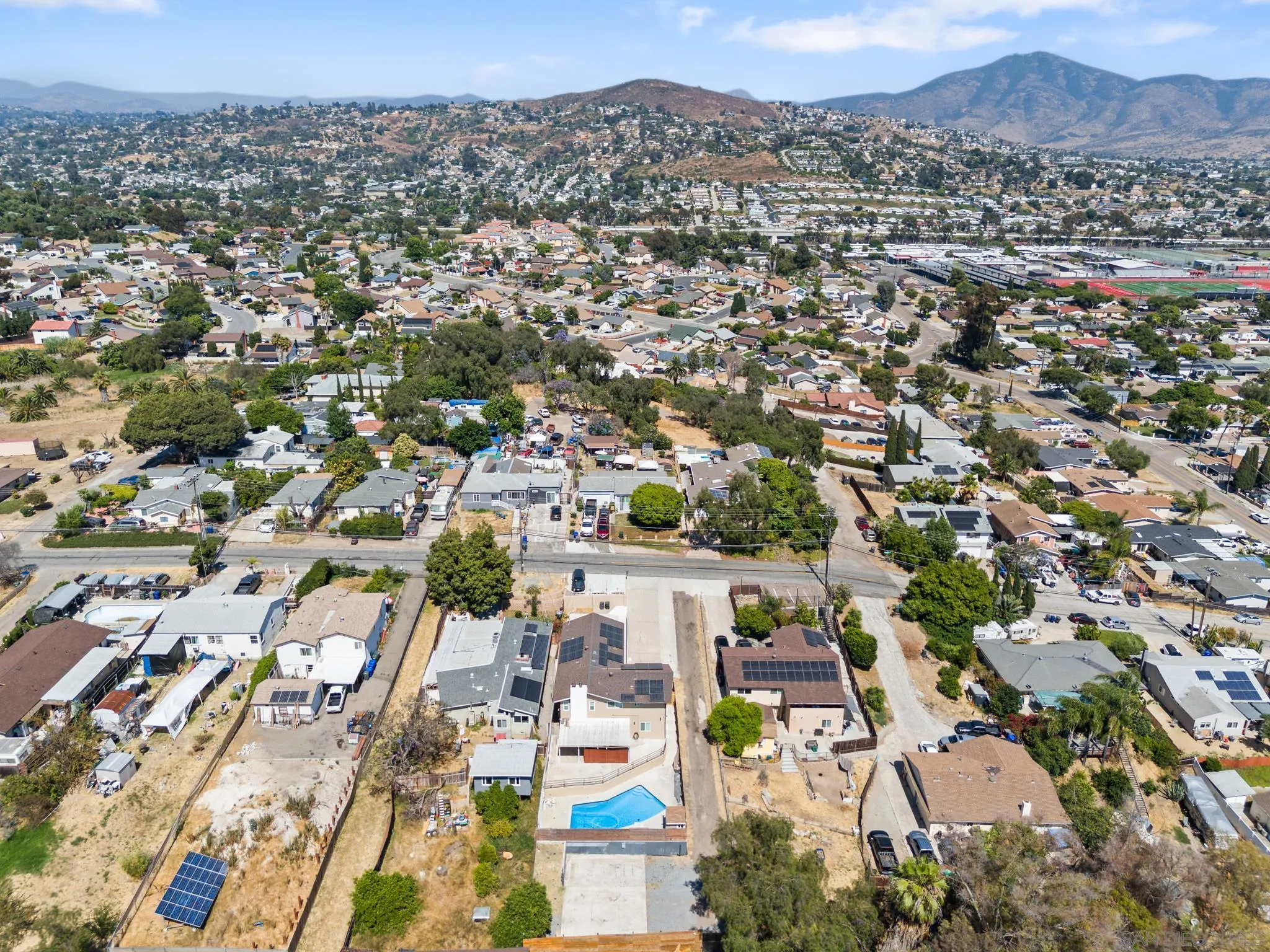 1908 Washington Street Lemon Grove, CA 91945 - Photo 53 of 54 an aerial view of residential houses with outdoor space