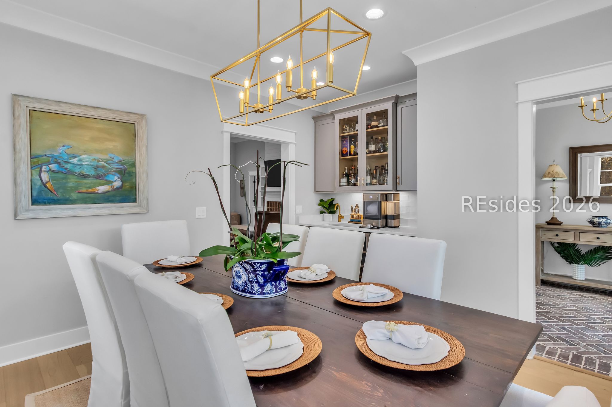 26 Pilot Point Road Ridgeland, SC 29936 - Photo 20 of 63 Dining Room w/wetbar & wine cooler
