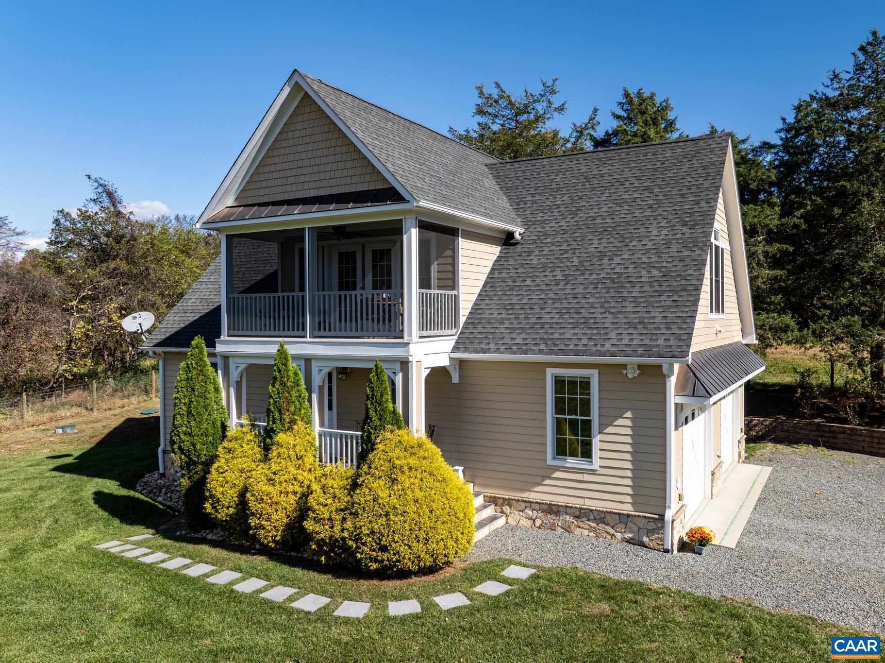 234 Creek Road Afton, VA 22920 - Photo 2 of 68 a front view of a house with garden