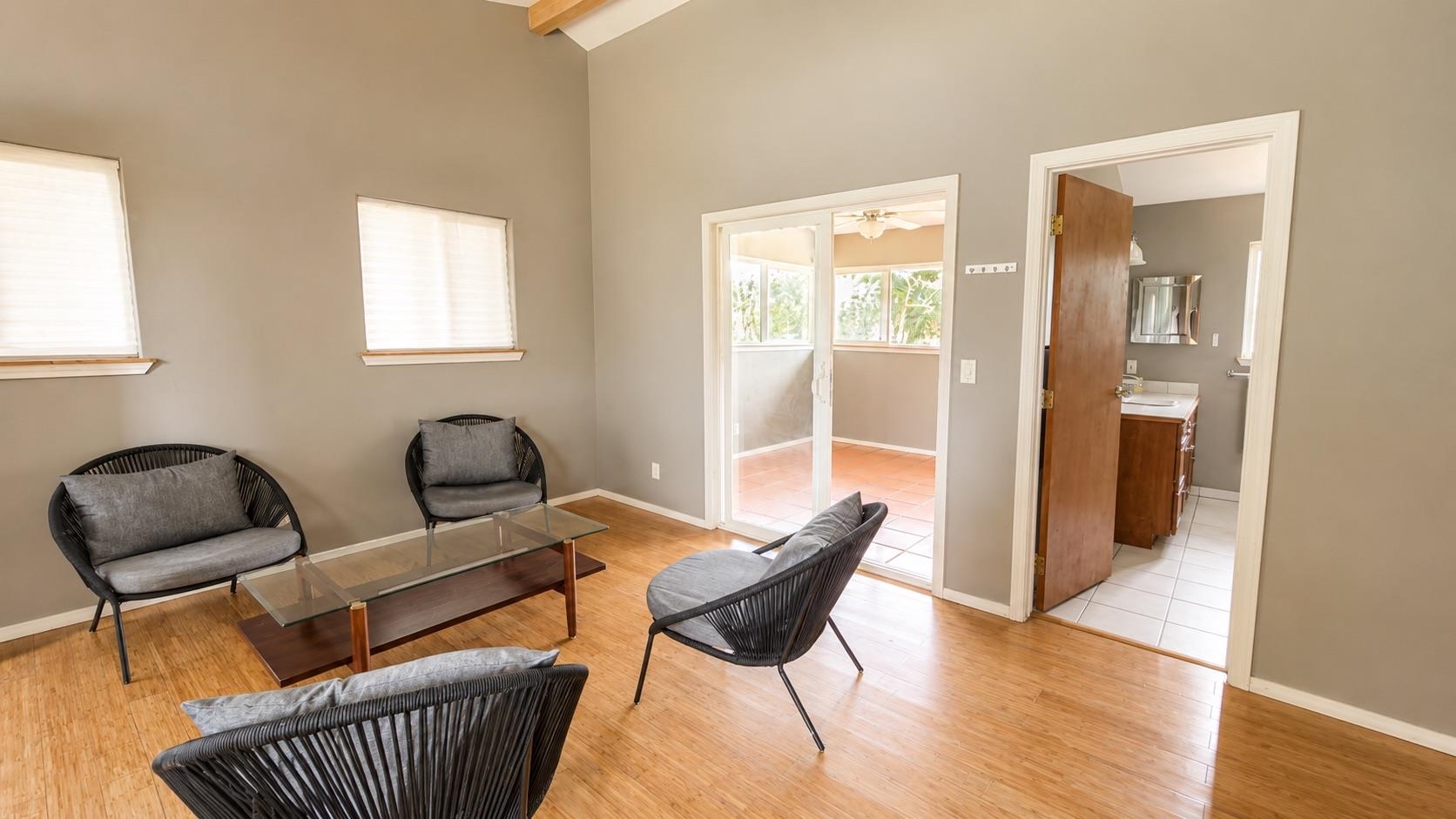 2615 Kaupakalua Road Haiku, HI 96708 - Photo 16 of 47 House 1 - Back House Living Room