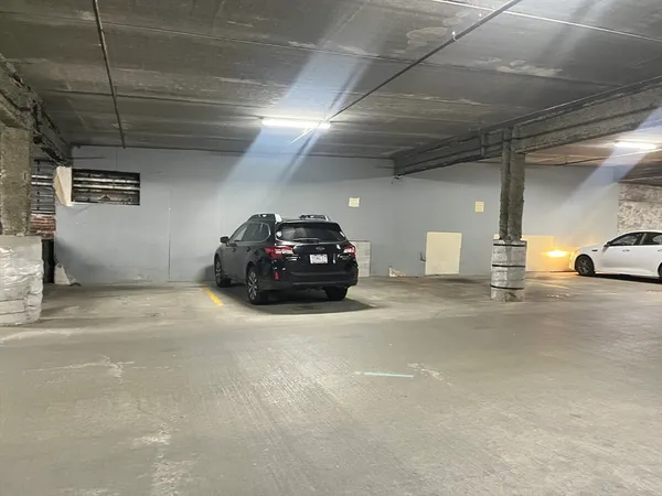 a car parked in parking space