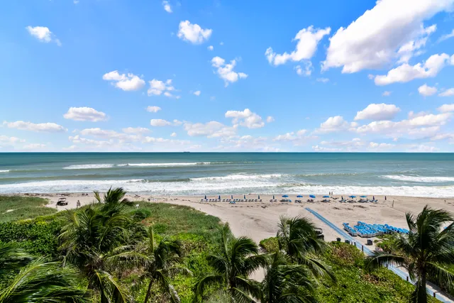 a living room with couches bookshelf and a large window