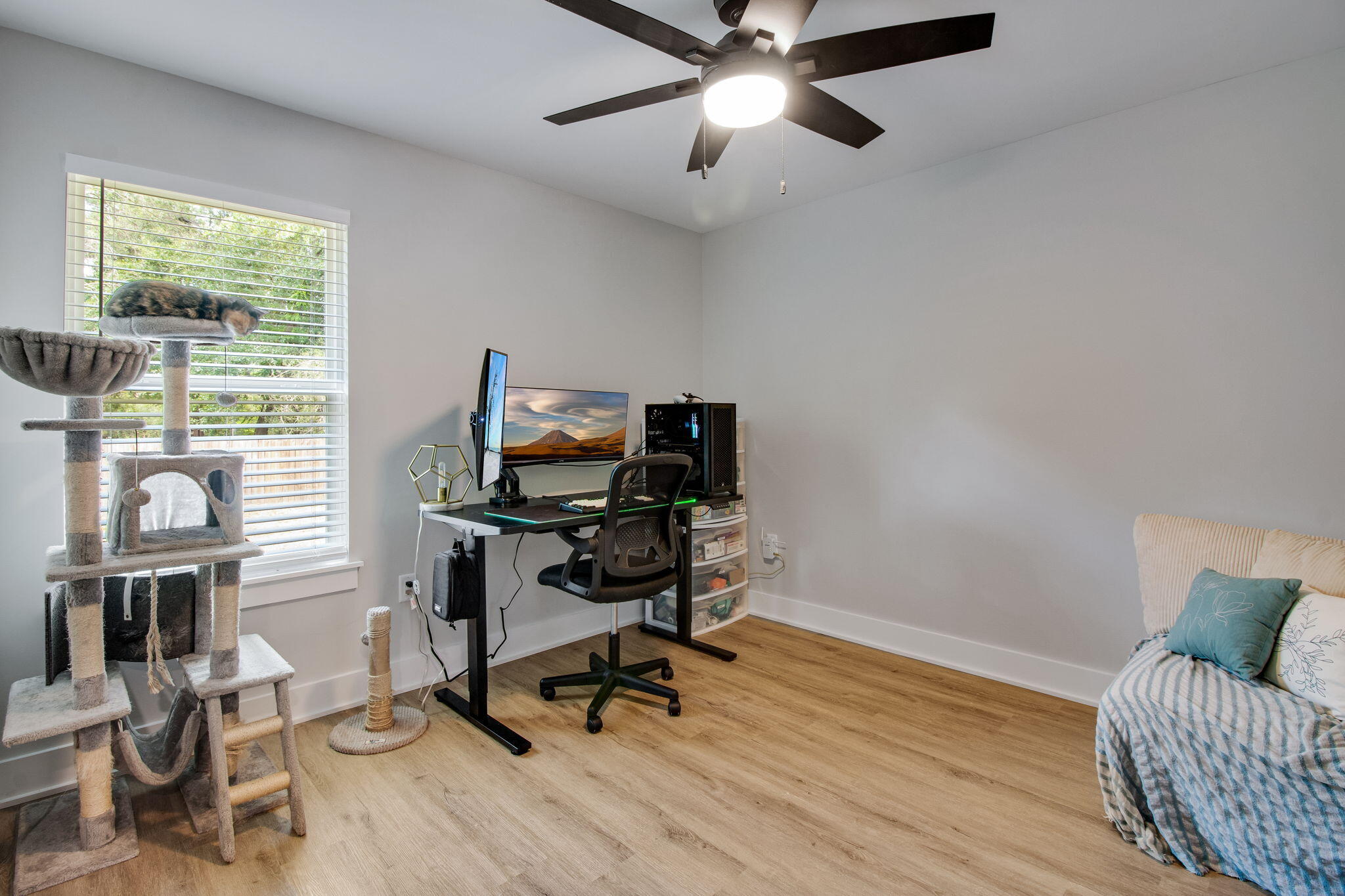 43 Crocus Avenue DeFuniak Springs, FL 32433 - Photo 10 of 20 a view of workspace with wooden floor windows