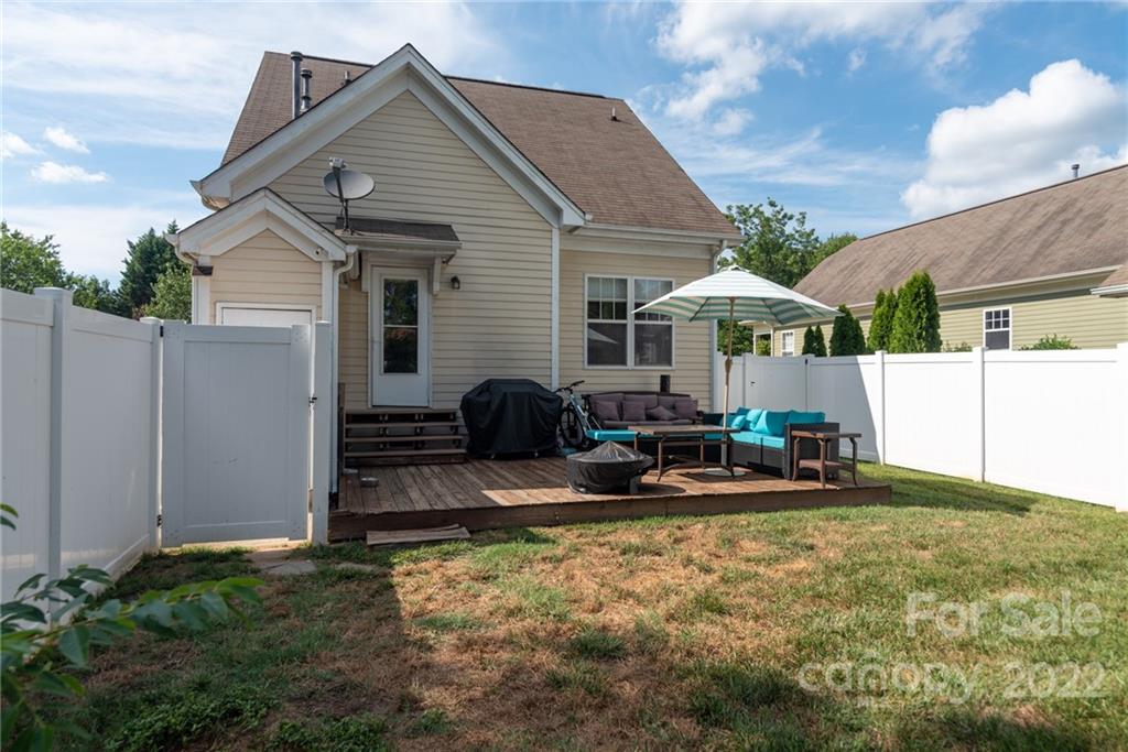 8110 Strandhill Road Huntersville, NC 28078 - Photo 23 of 23 a front view of house with yard outdoor seating and barbeque oven