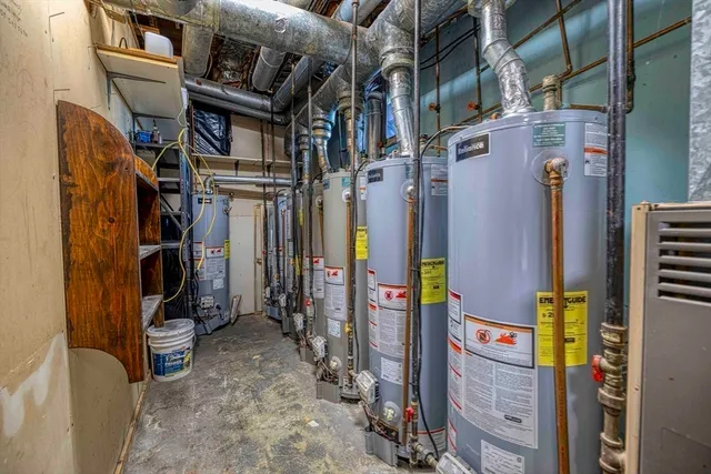 a view of storage and utility room