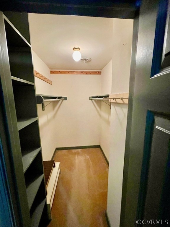 1200 Mapleton Circle Henrico, VA 23229 - Photo 15 of 20 a view of walk in closet with empty racks