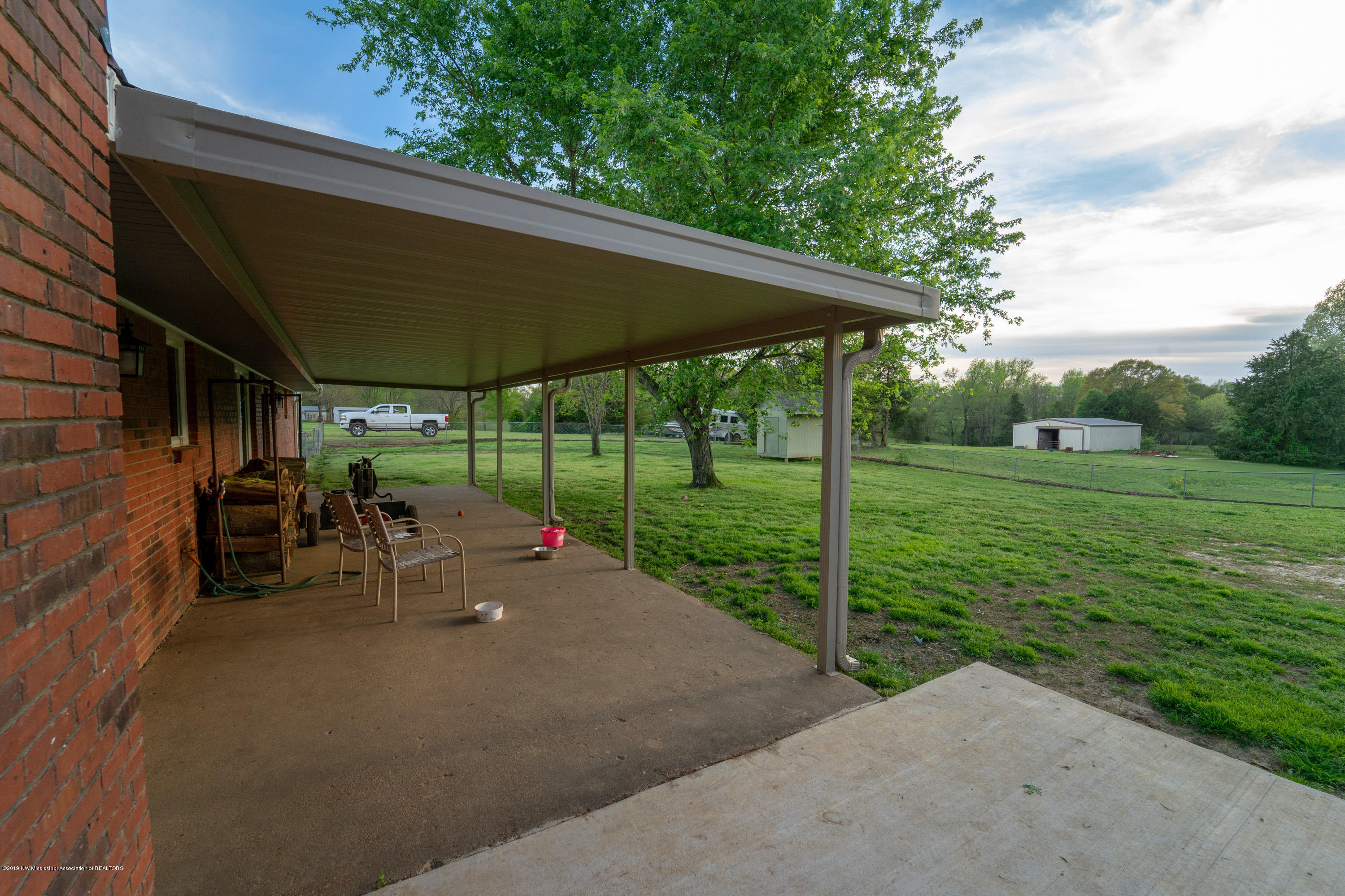 2596 Peyton Road Coldwater, MS 38618 - Photo 44 of 65 COVERED BACK PATIO