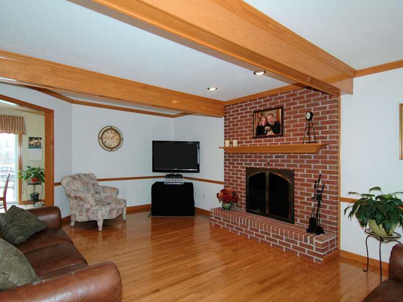 659 Scott Ridge Road Harmony, PA 16037 - Photo 3 of 25 Great Room. Great Room w/wrapped beams, crown molding and chair rail...