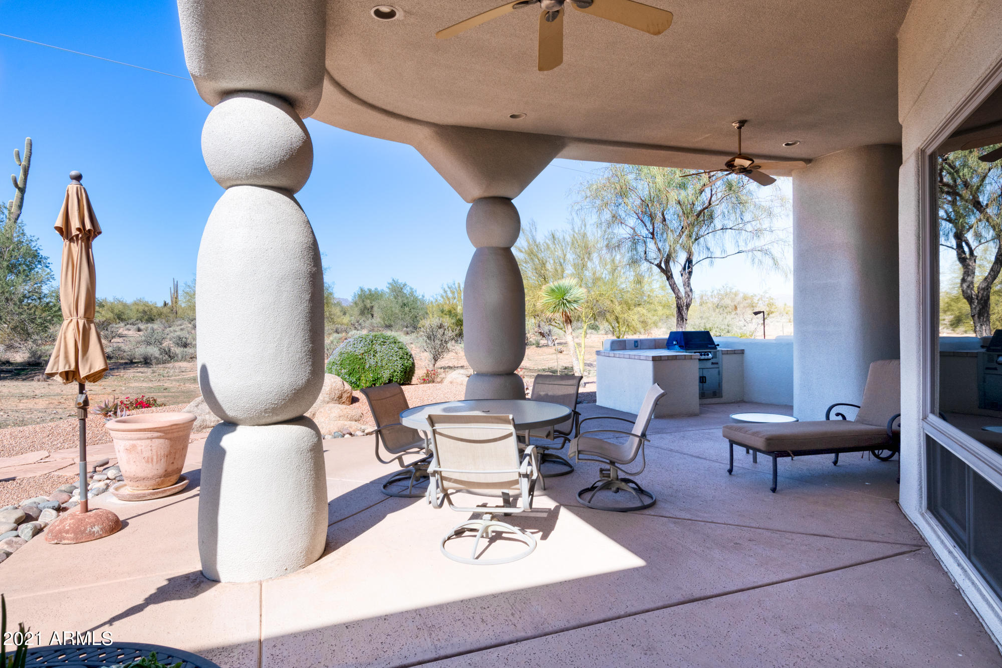 27114 North Palo Fiero Road Rio Verde, AZ 85263 - Photo 29 of 32 Rear Patio & BBQ
