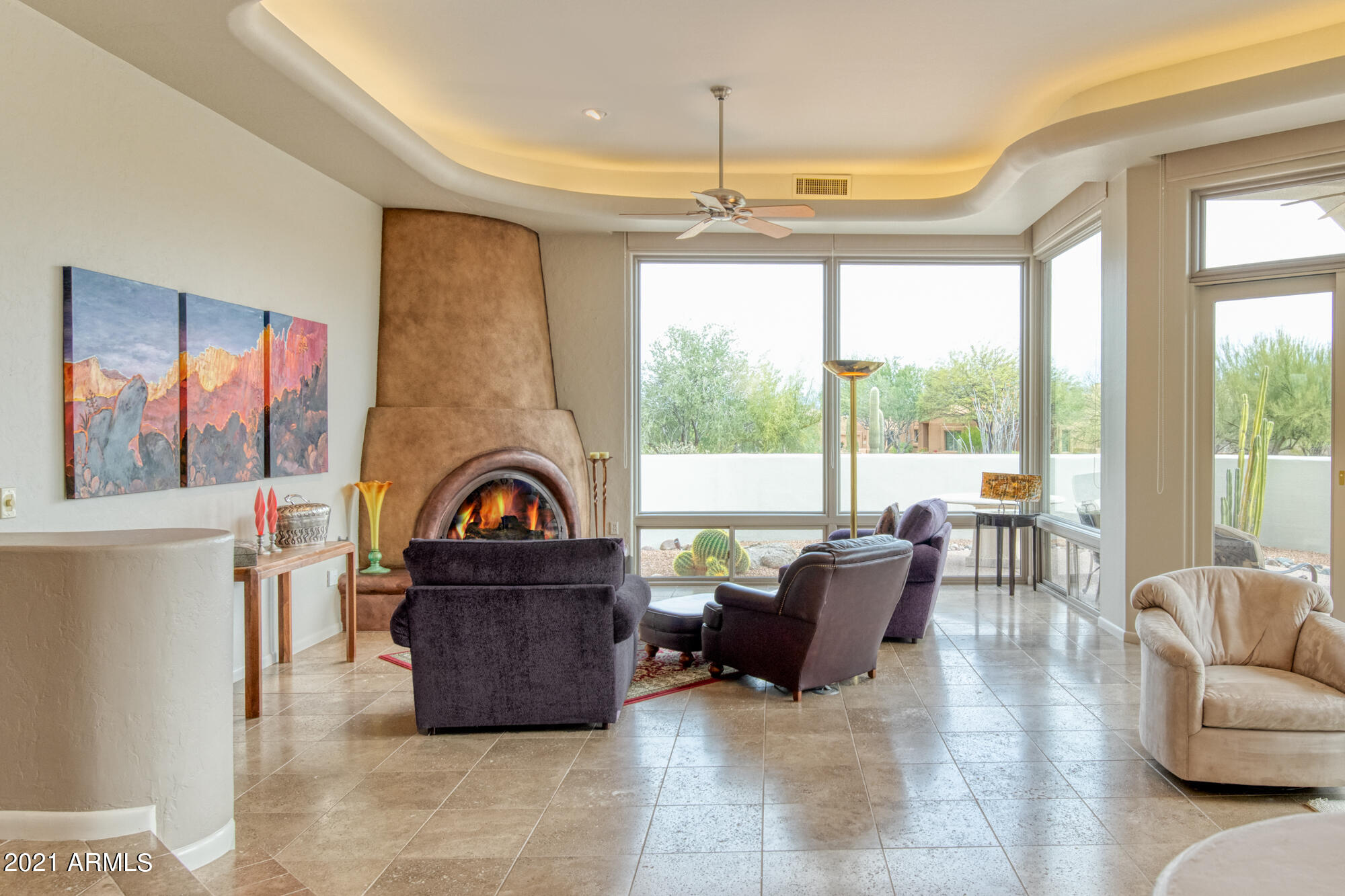 27114 North Palo Fiero Road Rio Verde, AZ 85263 - Photo 7 of 32 Living Rm Fireplace
