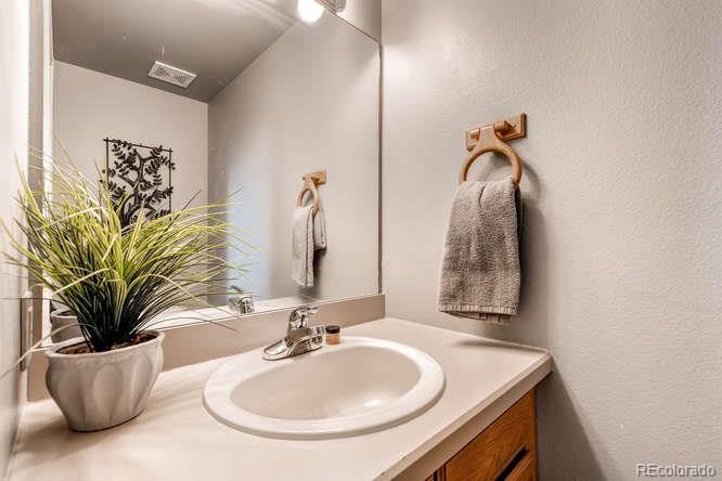206 South Oman Road Castle Rock, CO 80104 - Photo 13 of 25 a bathroom with a sink and a mirror