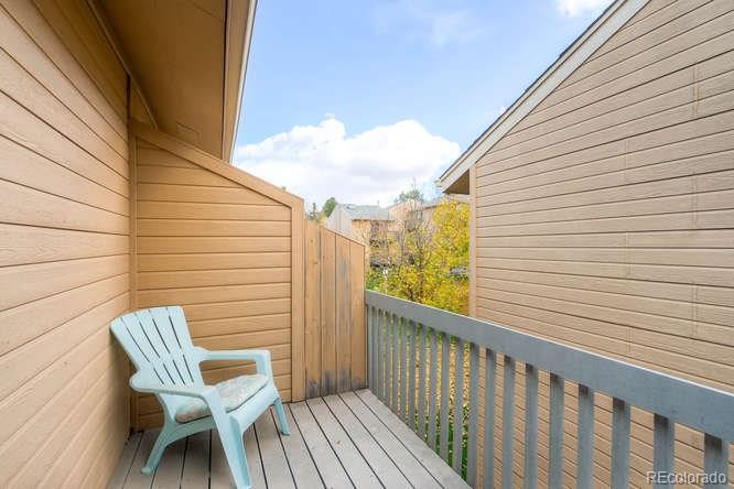 206 South Oman Road Castle Rock, CO 80104 - Photo 19 of 25 a view of a two chairs in the balcony