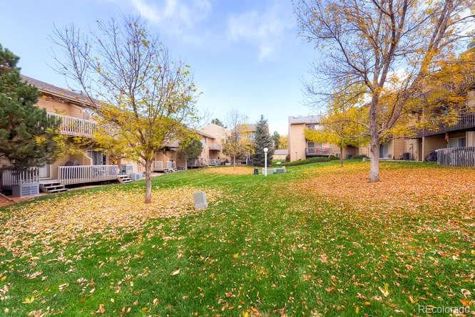 206 South Oman Road Castle Rock, CO 80104 - Photo 21 of 25 a view of a yard with a house in the background