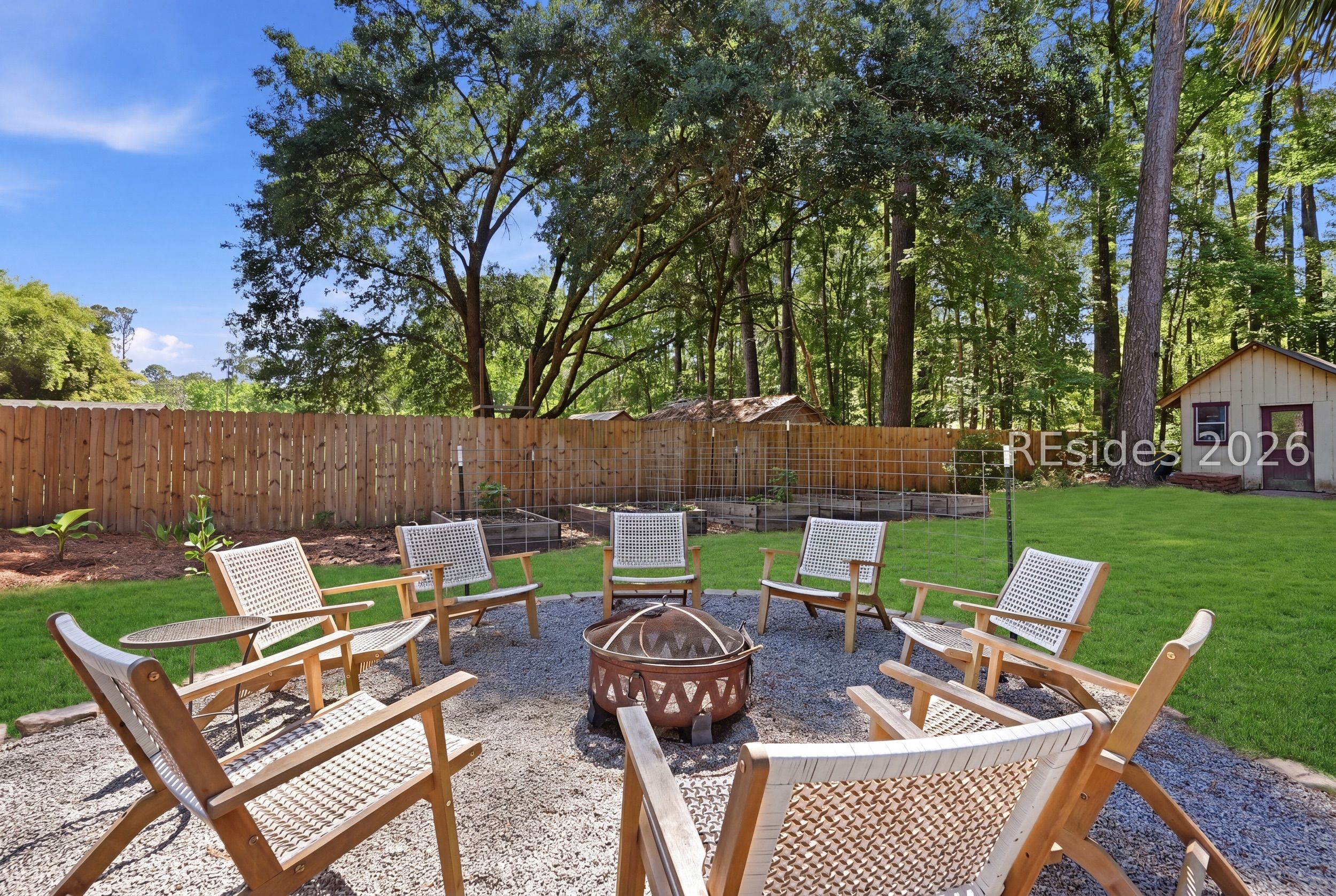 662 Old House Road Ridgeland, SC 29936 - Photo 35 of 54 Fire Pit Area with Plenty of Room to Enjoy.