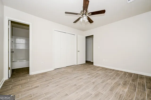 wooden floor in an empty room