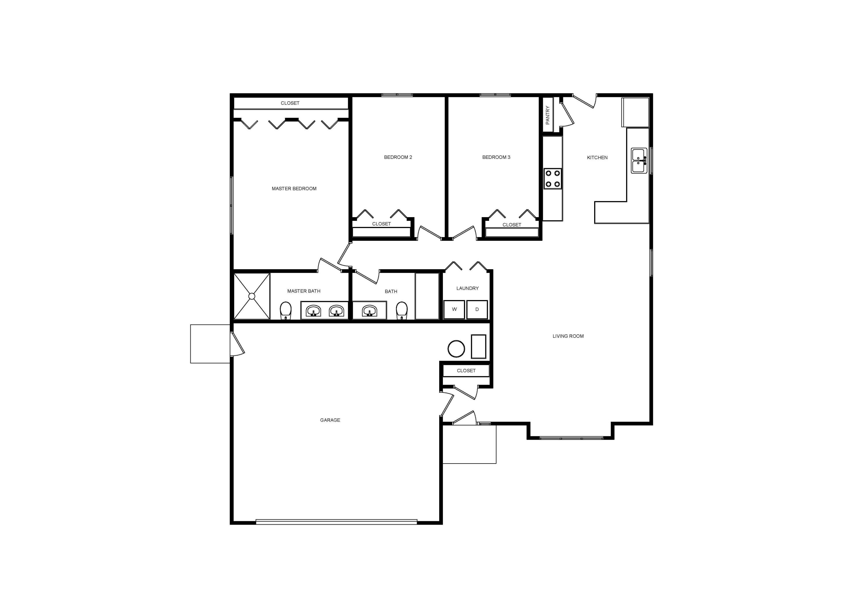 91 Adco Way Walterboro, SC 29488 - Photo 15 of 15 Floor Plan 1