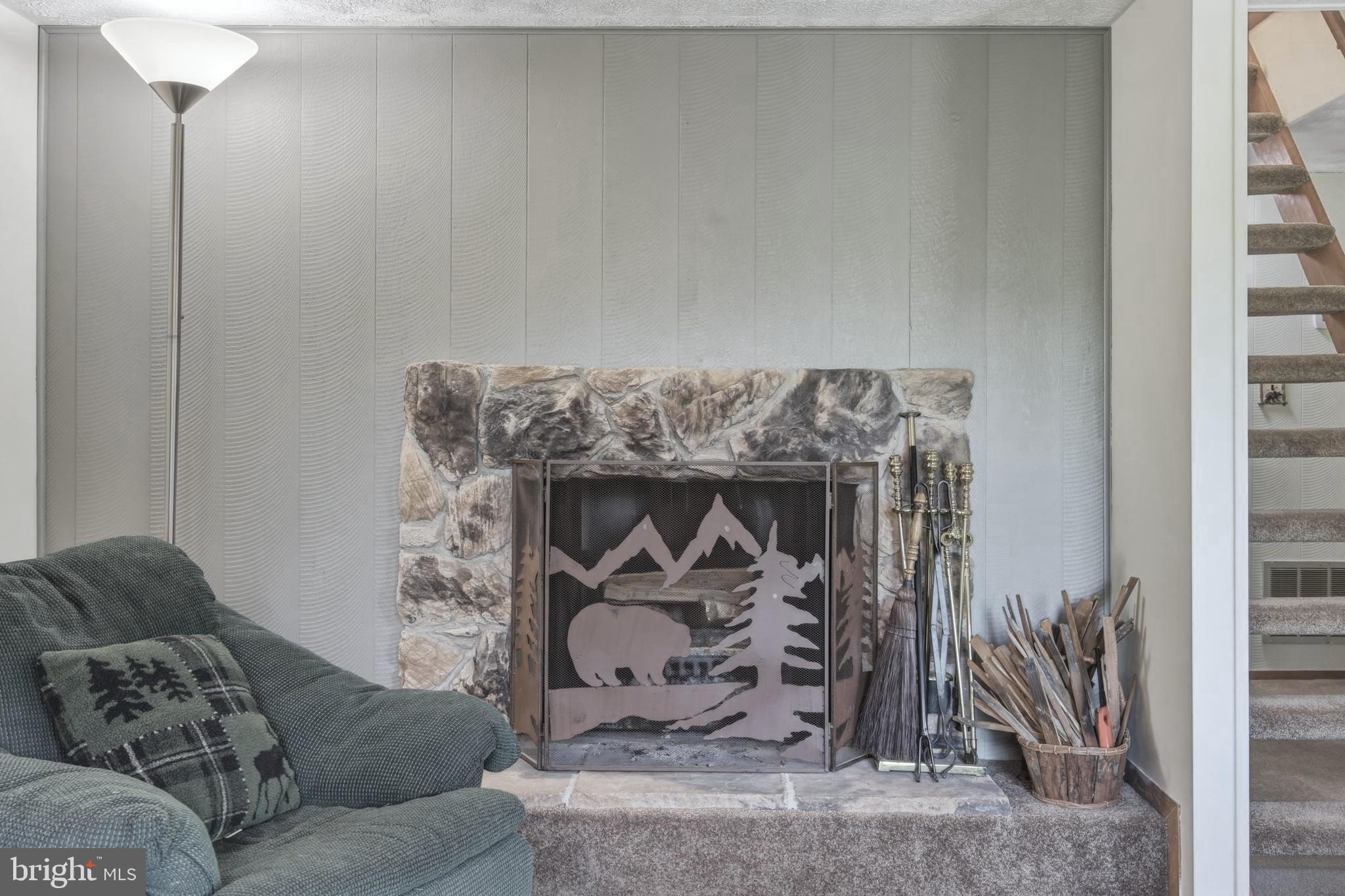 274 The Hill Road, Unit 13C Basye, VA 22810 - Photo 14 of 45 Family Room - Wood Fireplace