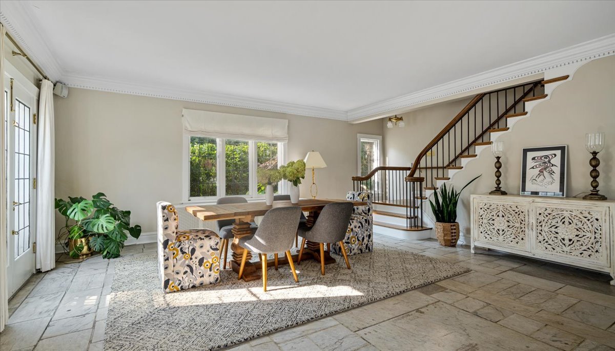 411 Sheridan Road Wilmette, IL 60091 - Photo 5 of 43 a view of a dining room with furniture window and wooden floor