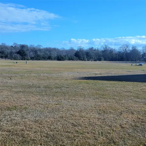 a view of an outdoor space and mountains