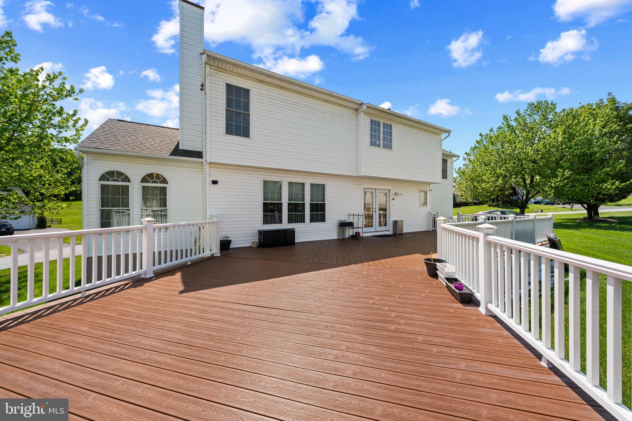 4132 Larson Lane Mount Airy, MD 21771 - Photo 38 of 40 Spacious deck with serene views.