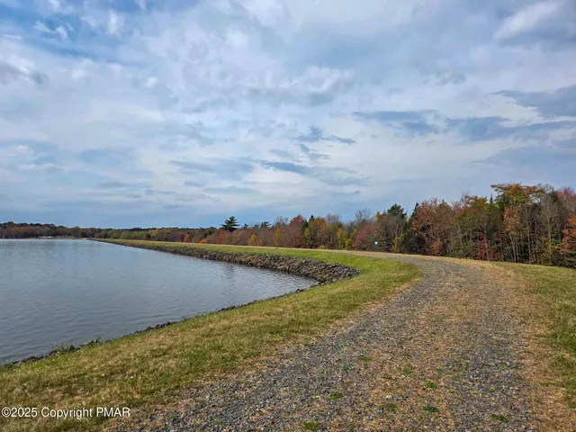 a view of an ocean and beach