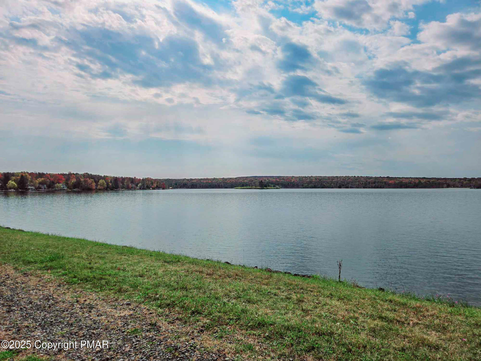 Mountain Road Albrightsville, PA 18210 - Photo 5 of 5 a view of a lake from a yard