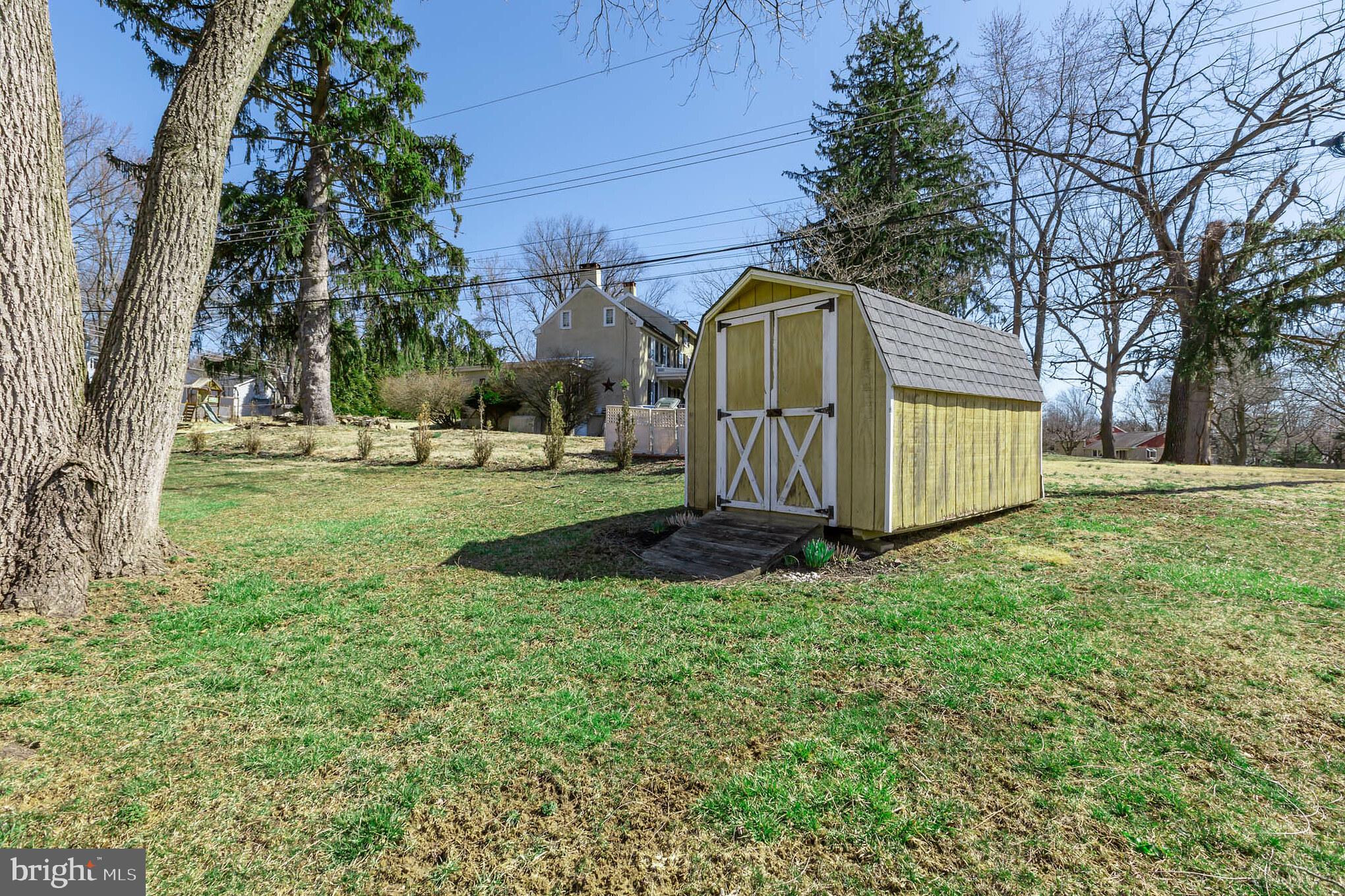 714 Spring Hill Road Feasterville-Trevose, PA 19053 - Photo 29 of 30 back yard with Shed