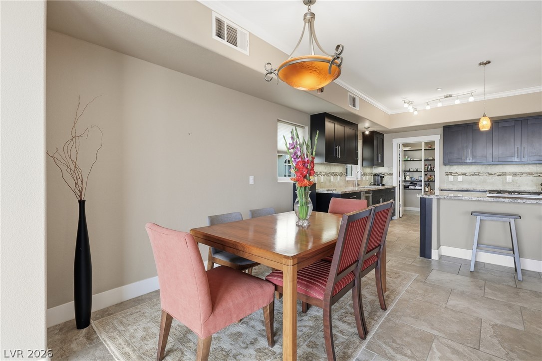 2555 Hampton Road, Unit 6305 Henderson, NV 89052 - Photo 12 of 55 Dining Area with Chandelier.