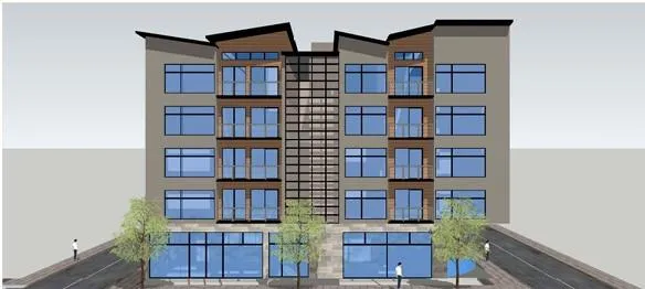 a view of a living room area with furniture