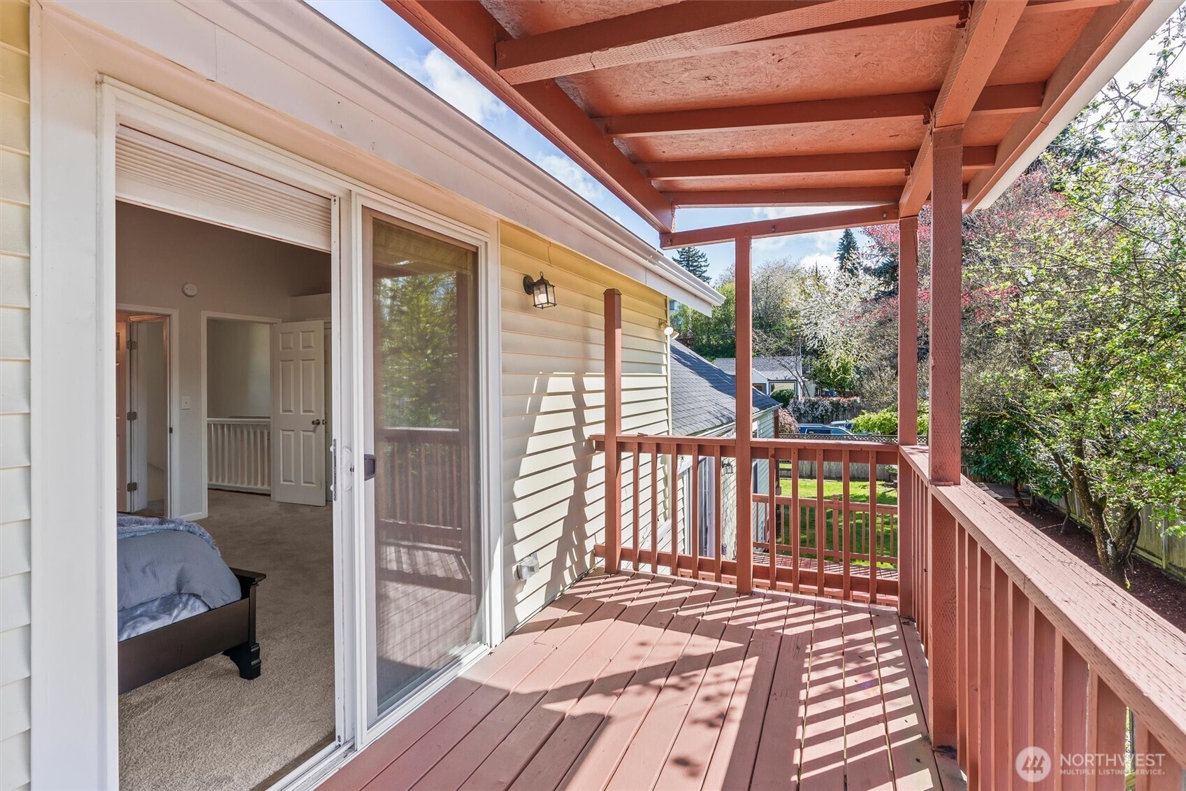 8109 15th Avenue Southwest Seattle, WA 98106 - Photo 21 of 39 a view of balcony with wooden floor