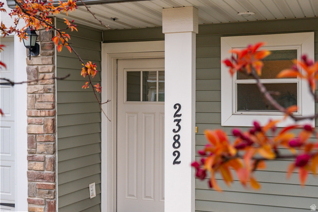 2382 South 1275th Street West Logan, UT 84321 - Photo 2 of 36 Doorway to property with a porch