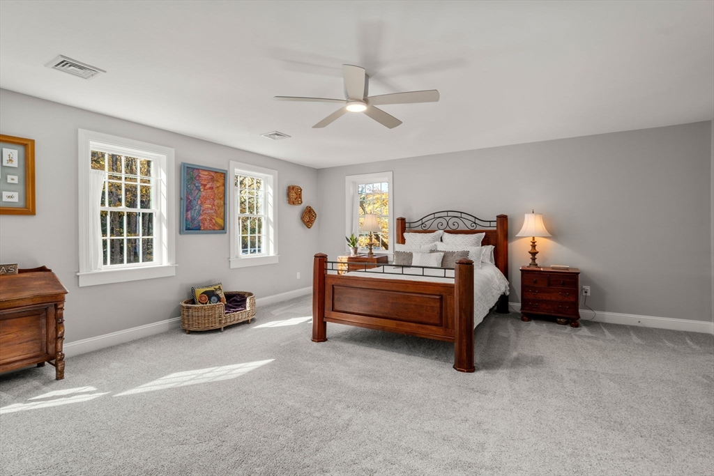 28 Allen Road Sturbridge, MA 01566 - Photo 17 of 33 a bedroom with furniture and a window