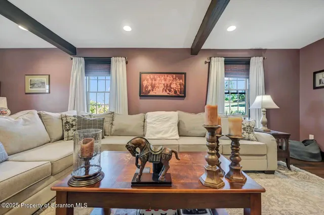 a room with furniture and a gate