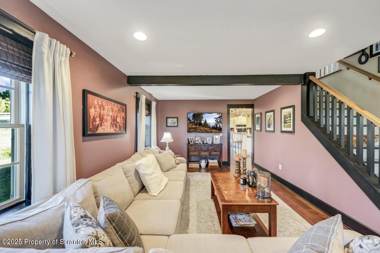 2225 Cherry Hill Road Clarks Summit, PA 18411 - Photo 29 of 81 a living room with furniture and wooden floor