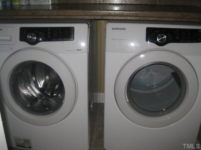 6405 Nowell Pointe Drive Raleigh, NC 27607 - Photo 9 of 19 BRAND NEW SAMSUNG WASHER AND DRYER GO ALONG WITH THE HOME.
