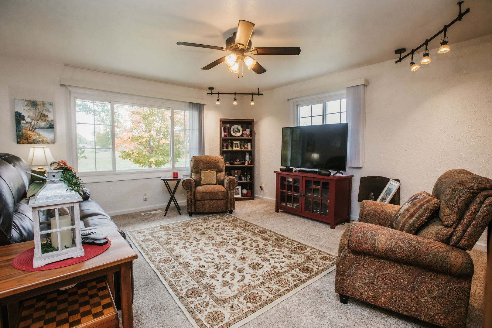 518 Brandywine Circle Varna, IL 61375 - Photo 8 of 44 a living room with furniture and a flat screen tv