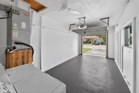 a view of a storage & utility room