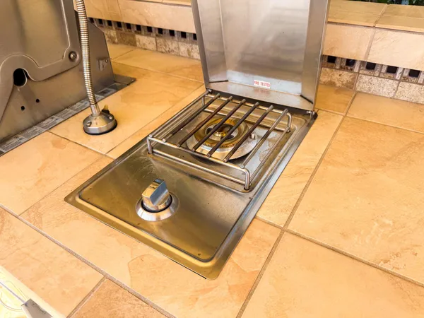 a close view of sink