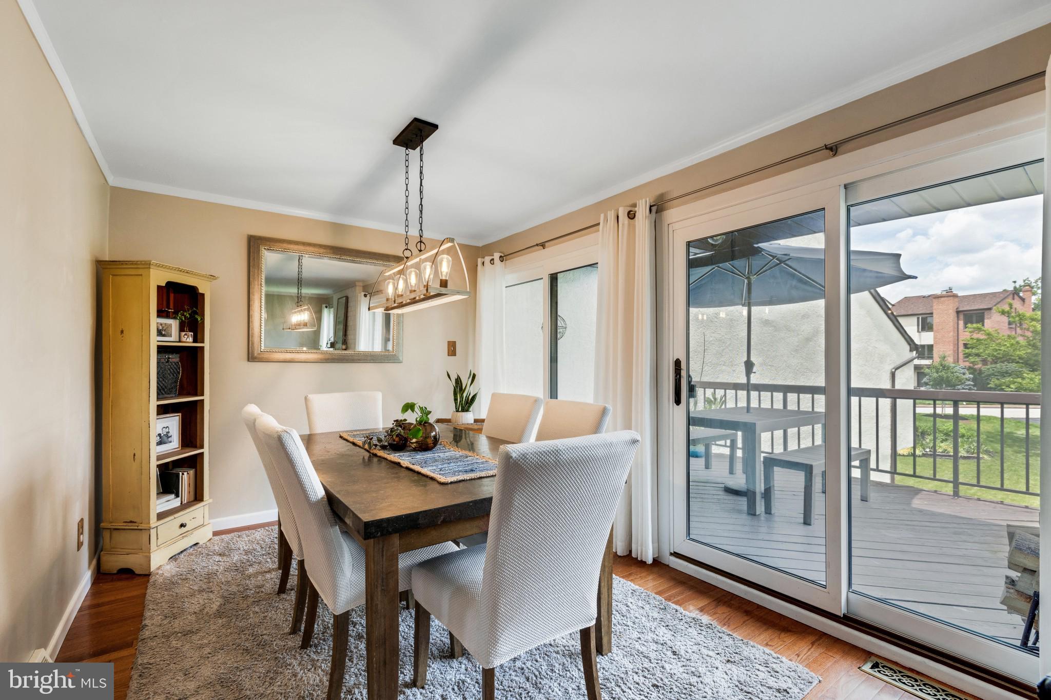 Modern farmhouse styled dining room